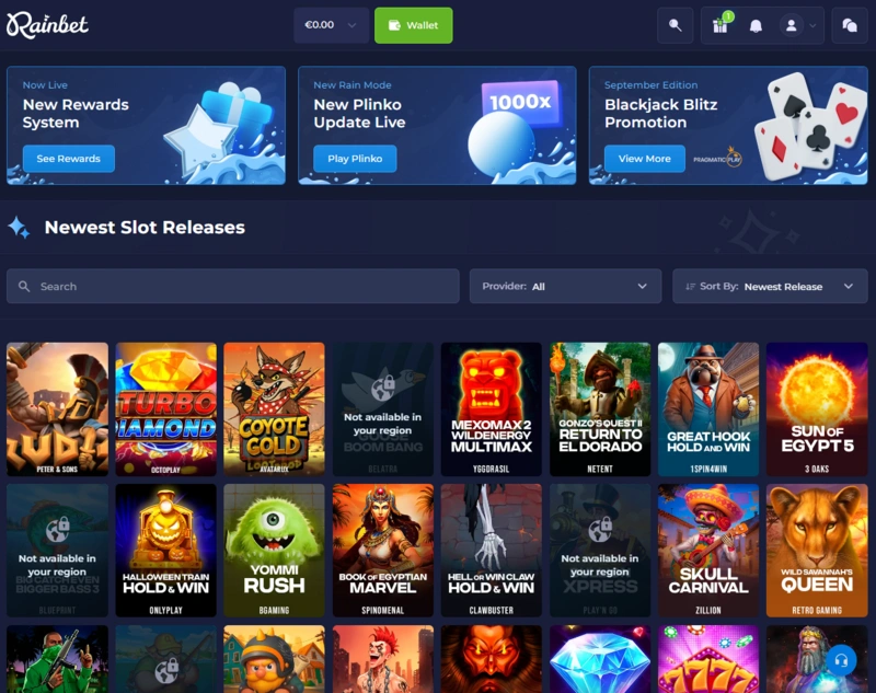 Rainbet Games
